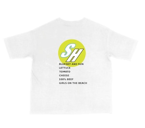 LIME SUNSET T-SHIRT - WHITE