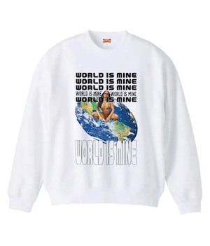 WORLD IS MINE SWEATSHIRTS - WHITE