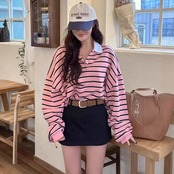 ゆるシルエットボーダーPOLO