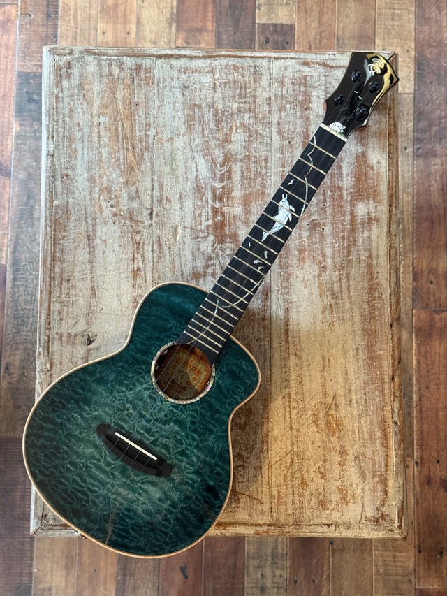 aNuenue × Shimo Guitars コラボレーションモデル aNN-Dolphin 2025 IIIE テナー ウクレレ ピックアップ搭載 アヌエヌエ