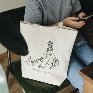 "What will be, will be." Tote bag