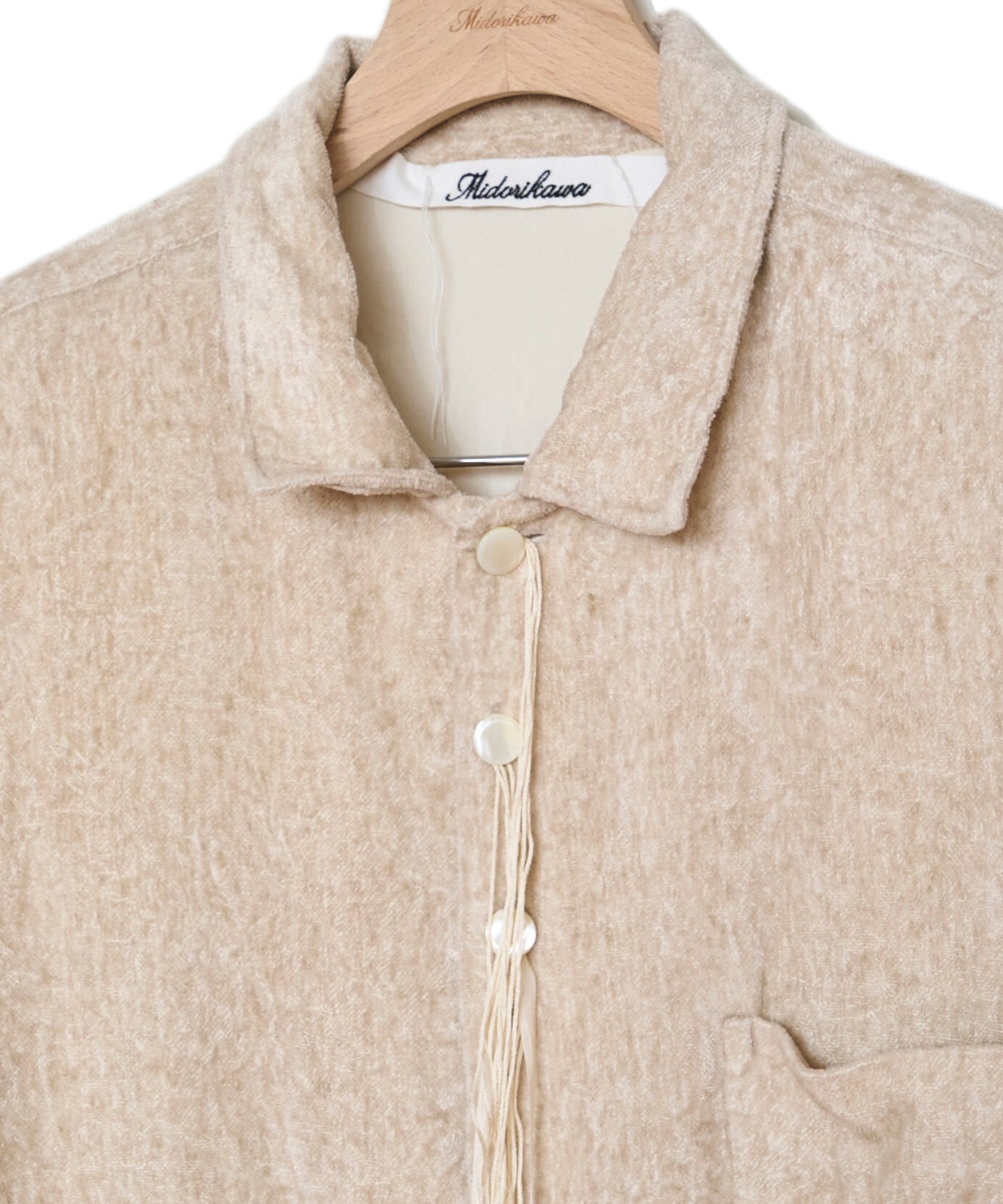 Midorikawa / MID26SS-SH01A LINING SHIRT(IVORY) | AfterSchool