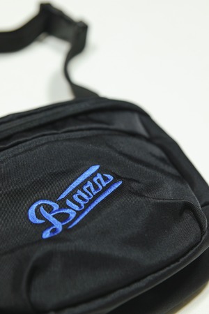 LOGO 2way Shoulder Bag [BLACK/BLUE]