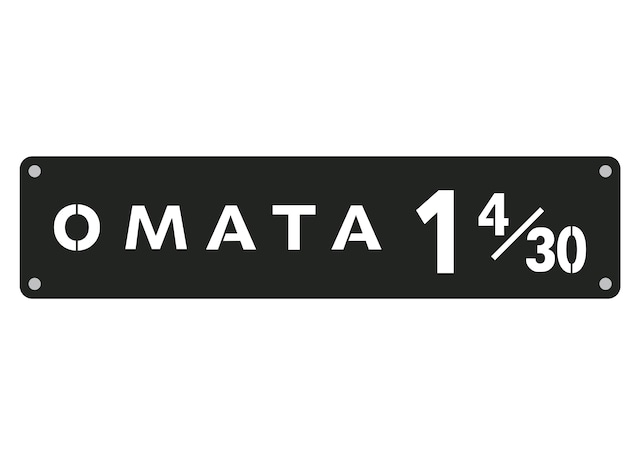 OMATA様 プレート表札