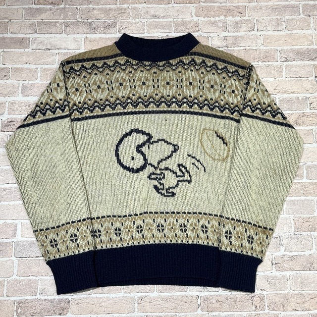 Ⓚ1970'S OLD SNOOPY SWEATER
