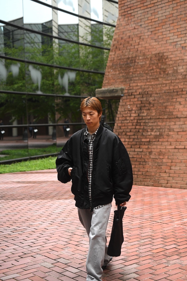 CIOTA / Exclusive Denim Slacks (Light Gray)