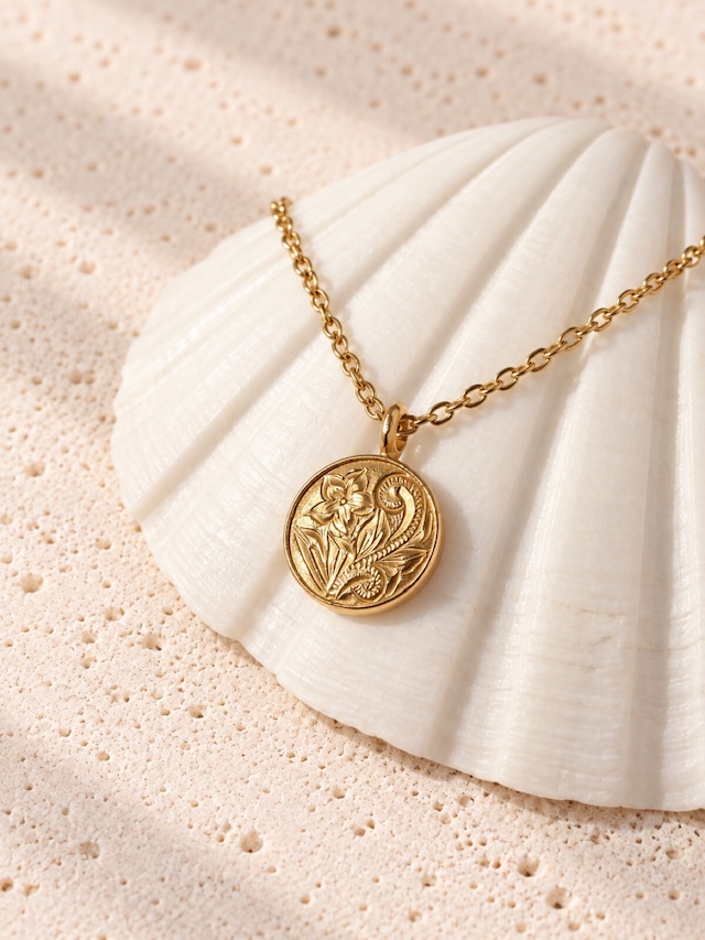 316L hawaiian & sun 2way necklace  #n23