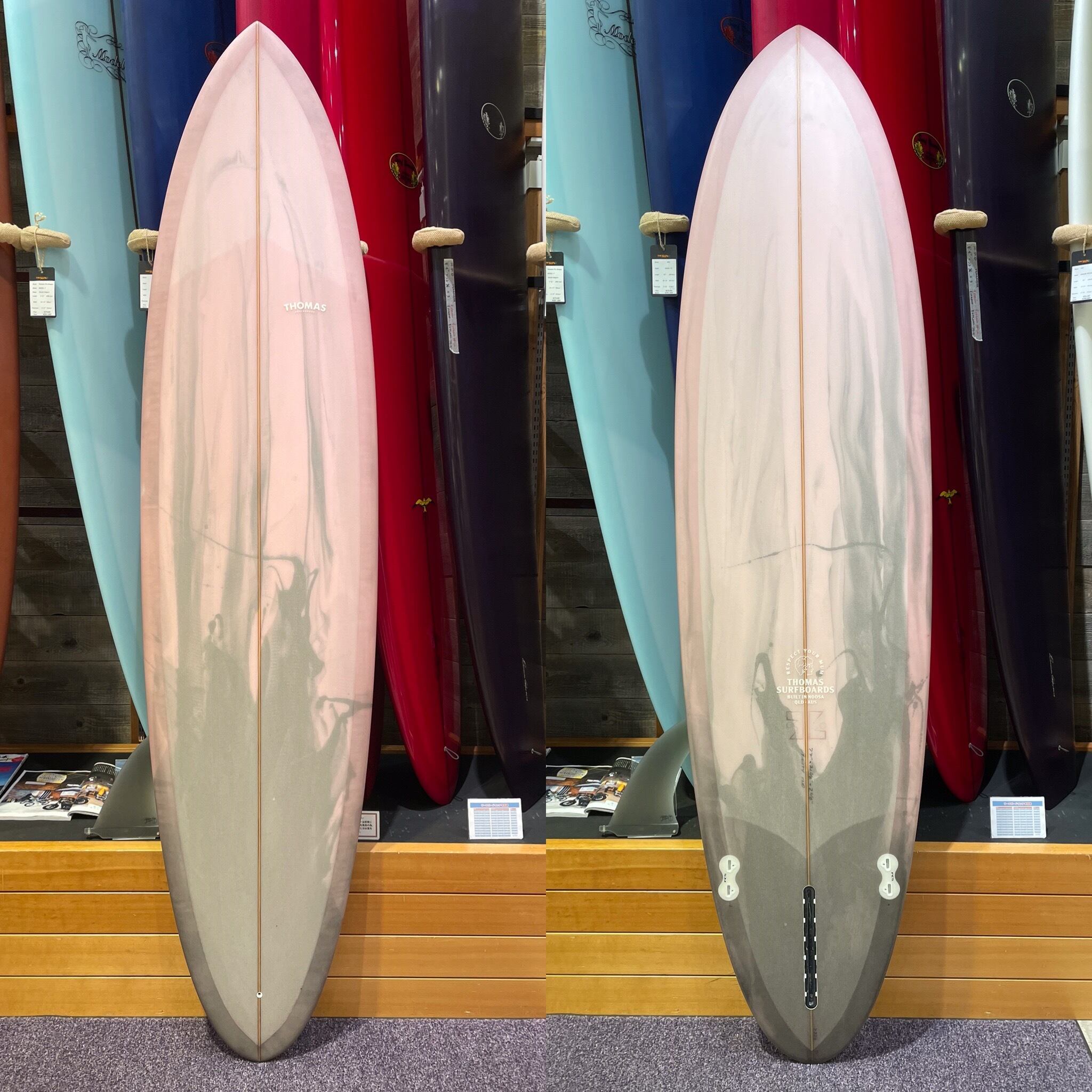 ロングボード　Hata surfboards