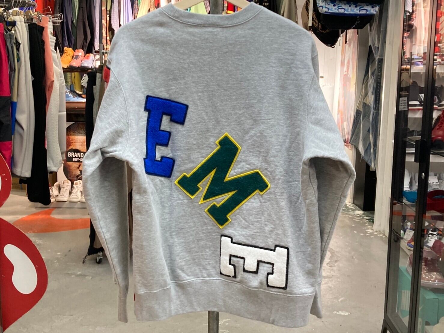 Supreme 20AW BIG ARC CREWNECK HEATHER GREY MEDIUM 110KE5786 