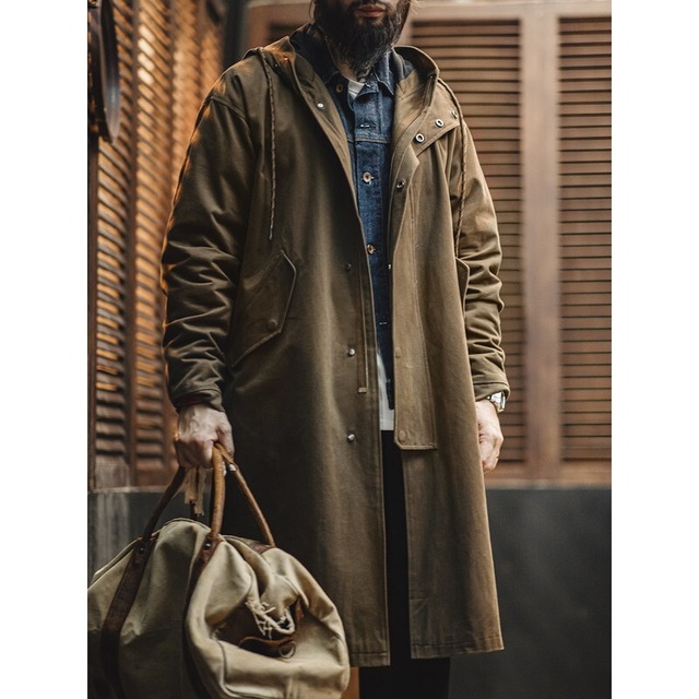 Military Retro Hoodie Coat【G0973】