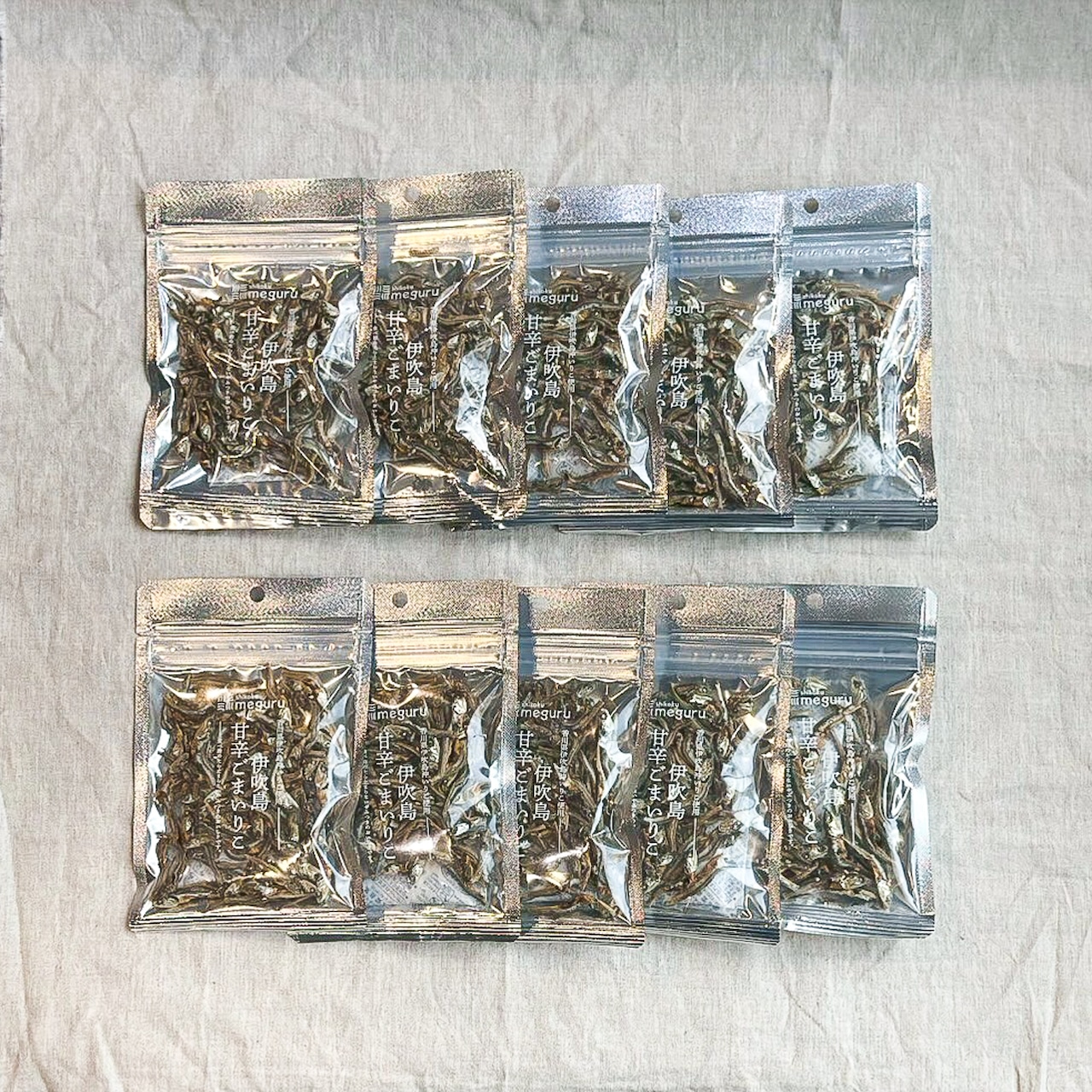 佐々木進商店×shikoku meguru 甘辛ごまいりこセット