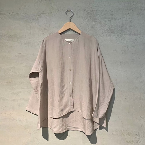 【evam eva】bamboo linen shirt/E241T095