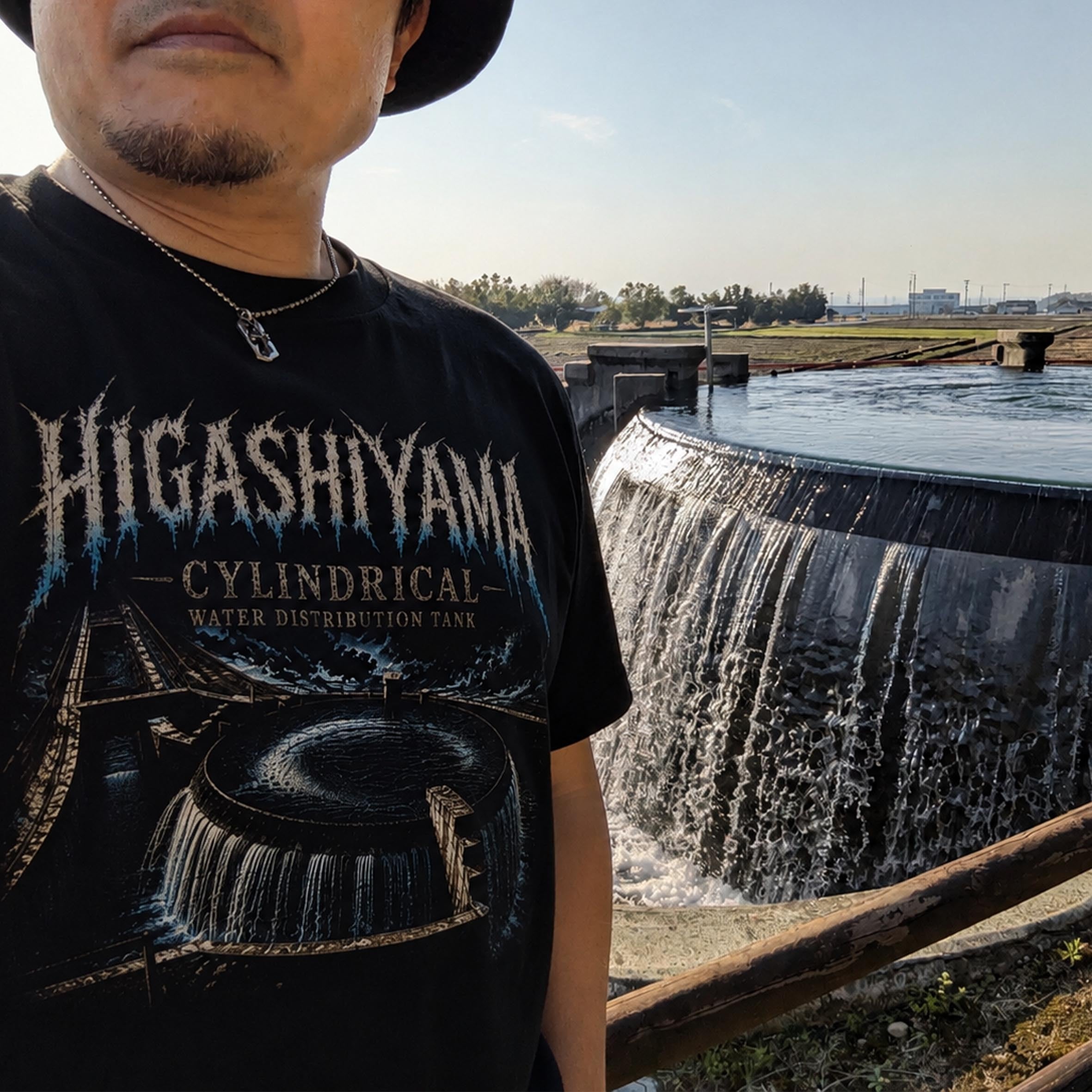 【魚津市】東山円筒分水槽 Tシャツ【登録有形文化財】