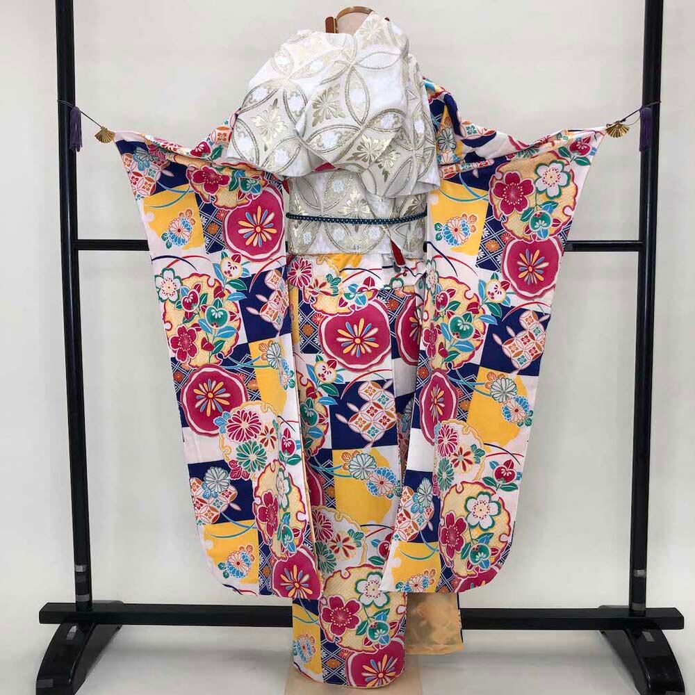 振袖フルセット 裄68cm 身丈163cm 長襦袢セット 振袖 帯 帯揚げ 帯締め