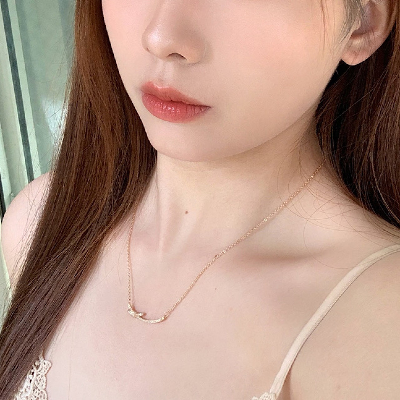 おしゃれ リボン 結び目 高級感 プレミアム ネックレス - 7