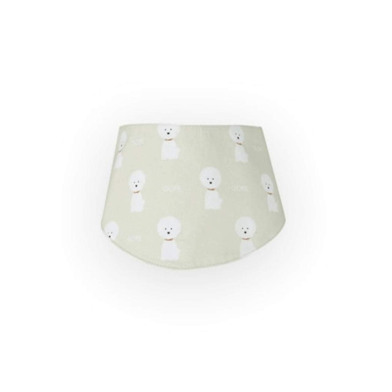 【予約】[ GOPE ] Picture Dog Bandana｜WHITE × IVORY - 6