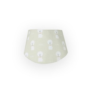 【予約】[ GOPE ] Picture Dog Bandana｜WHITE × IVORY