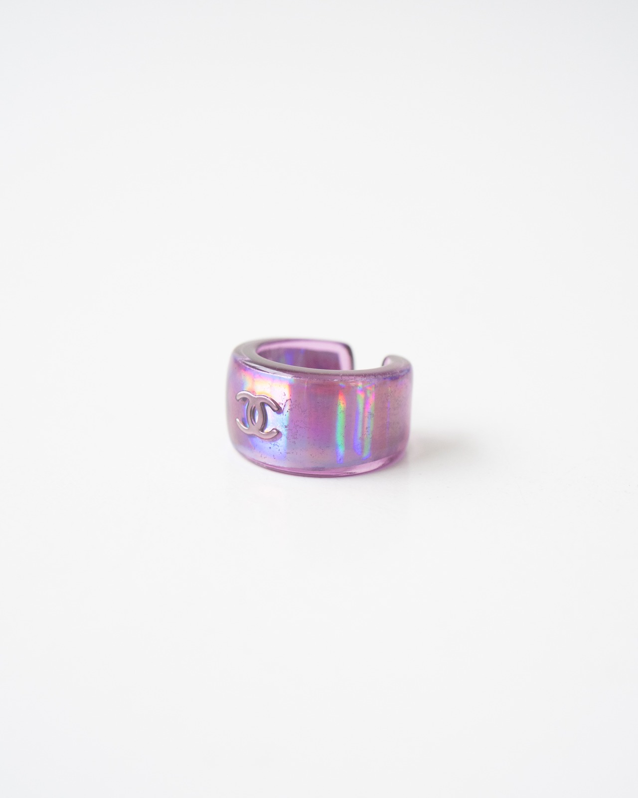 〈CHANEL〉CC Mark Aurora Ring 2000s