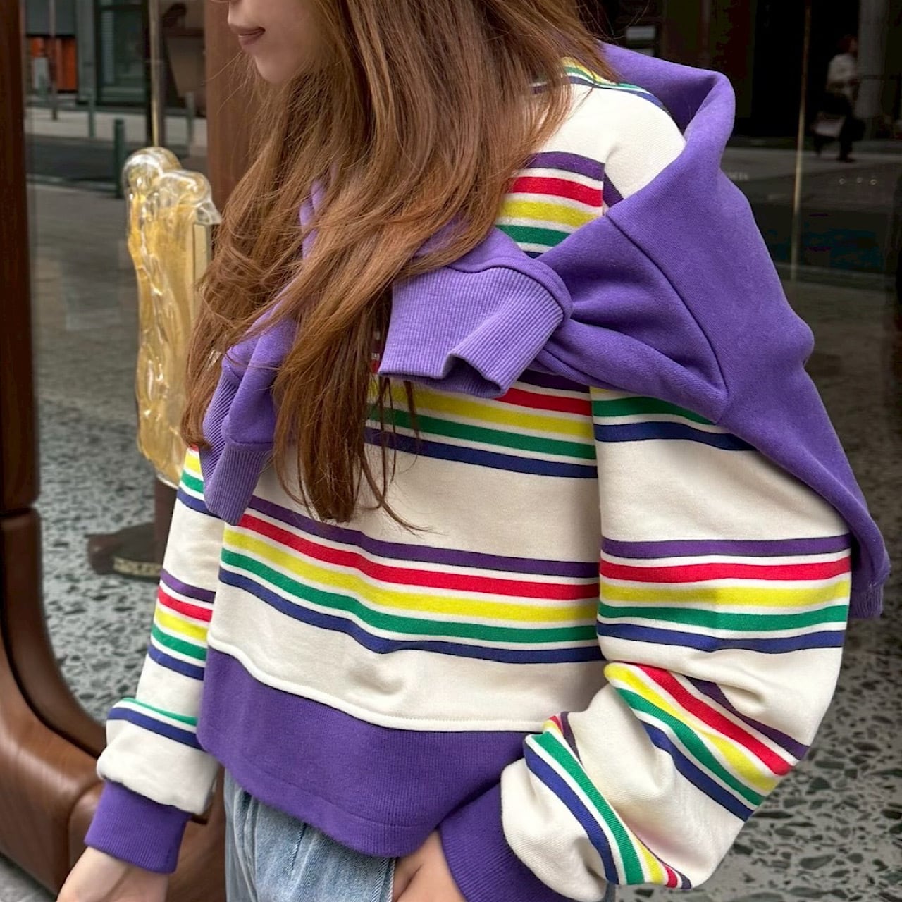 カラフルボーダートップス(オフ) | LINKABLE