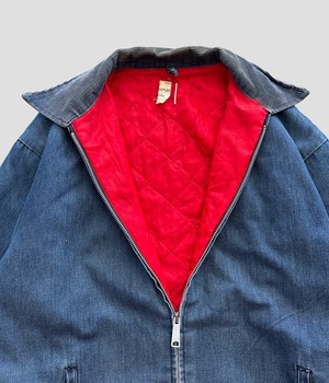-JC Penney- Vintage 60s Denim Work Jacket