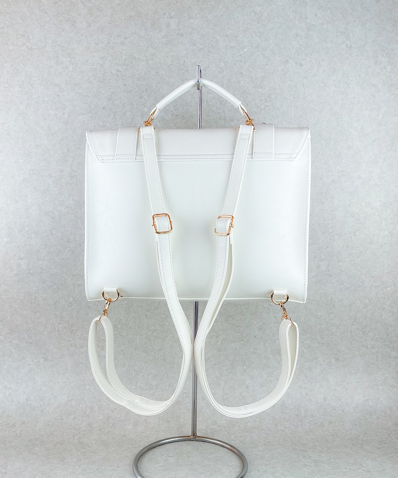 F201106-19_Harry Potter×Flapperホグワーツロゴサッチェル ホワイト - 11