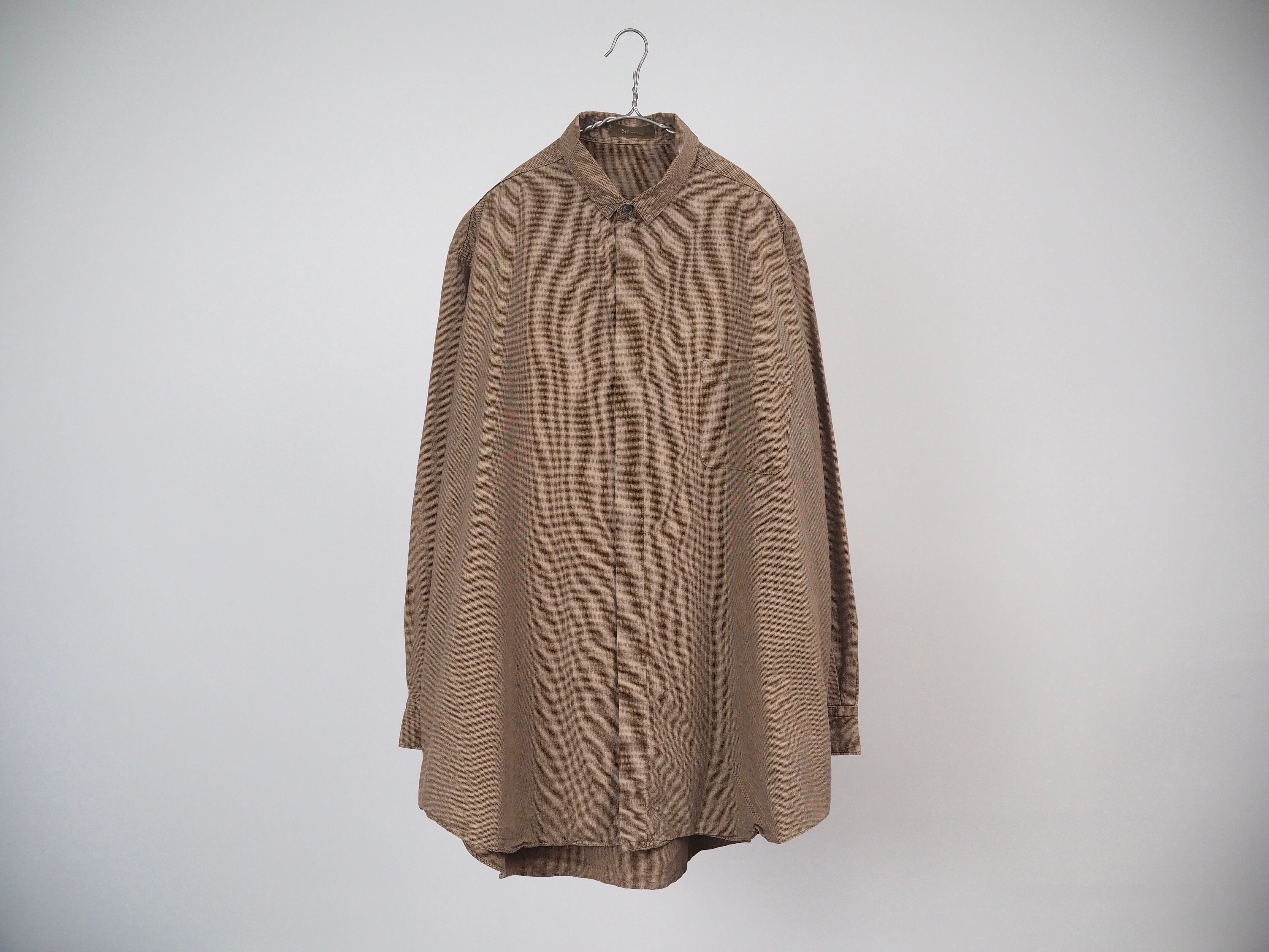 Y’s for Men パピートゥース 比翼シャツ Brown