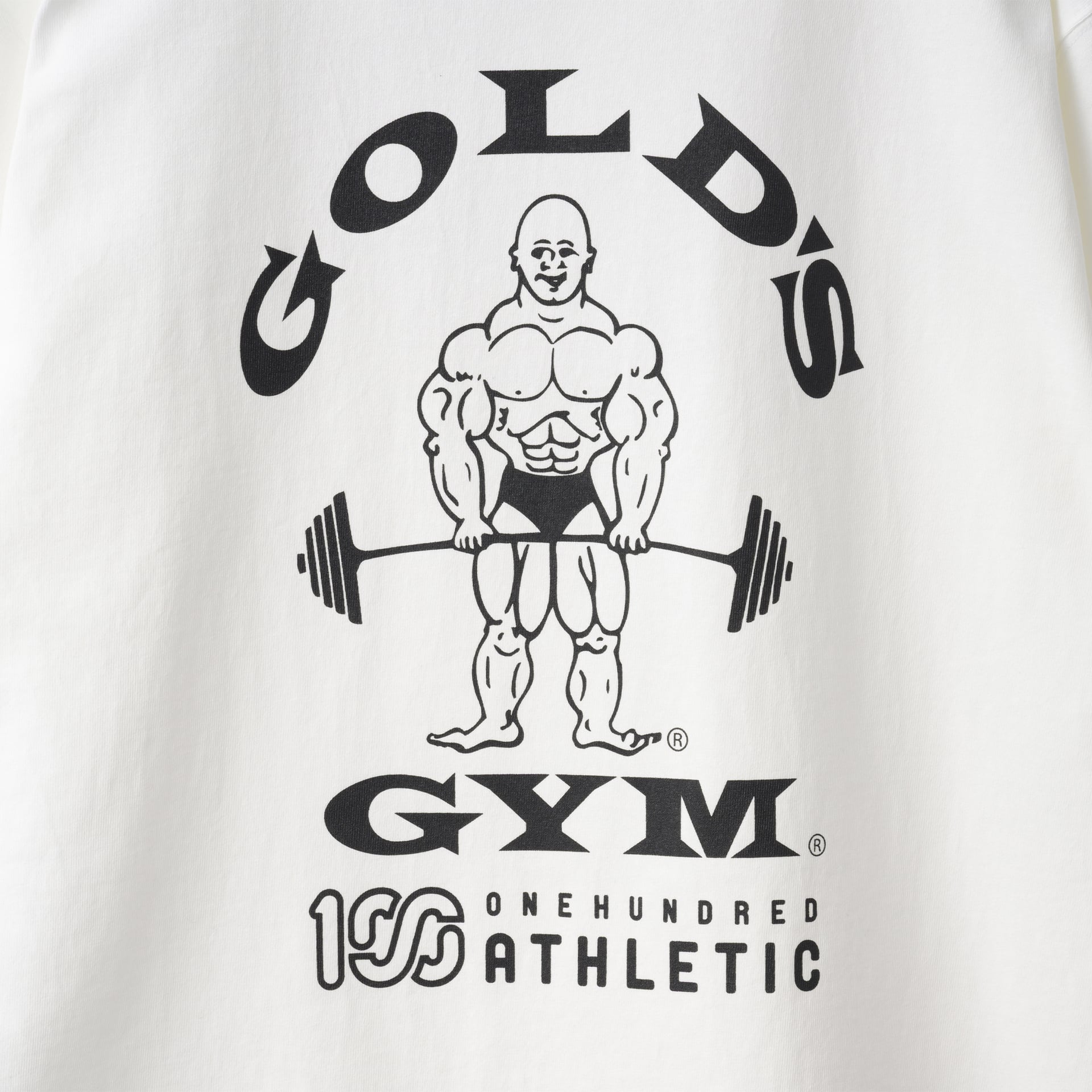 GOLD'SGYMTシャツホワイトXXL（2X）ベニスビーチUSA製筋トレBIG GG x 100A HEAVYWEIGHT BIG S/S Tee | 100A ONLINE STORE
