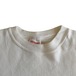 90's hanes　ヘインズ 刺繍ロゴ　スウェット　トレーナー　ホワイト×イエロー　シンプル　メンズ　レディース 商品写真2