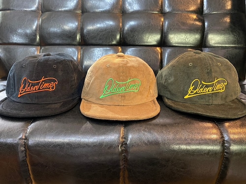 【新作/3色展開】LOGO EMB CORDUROY UMPIRE CAP