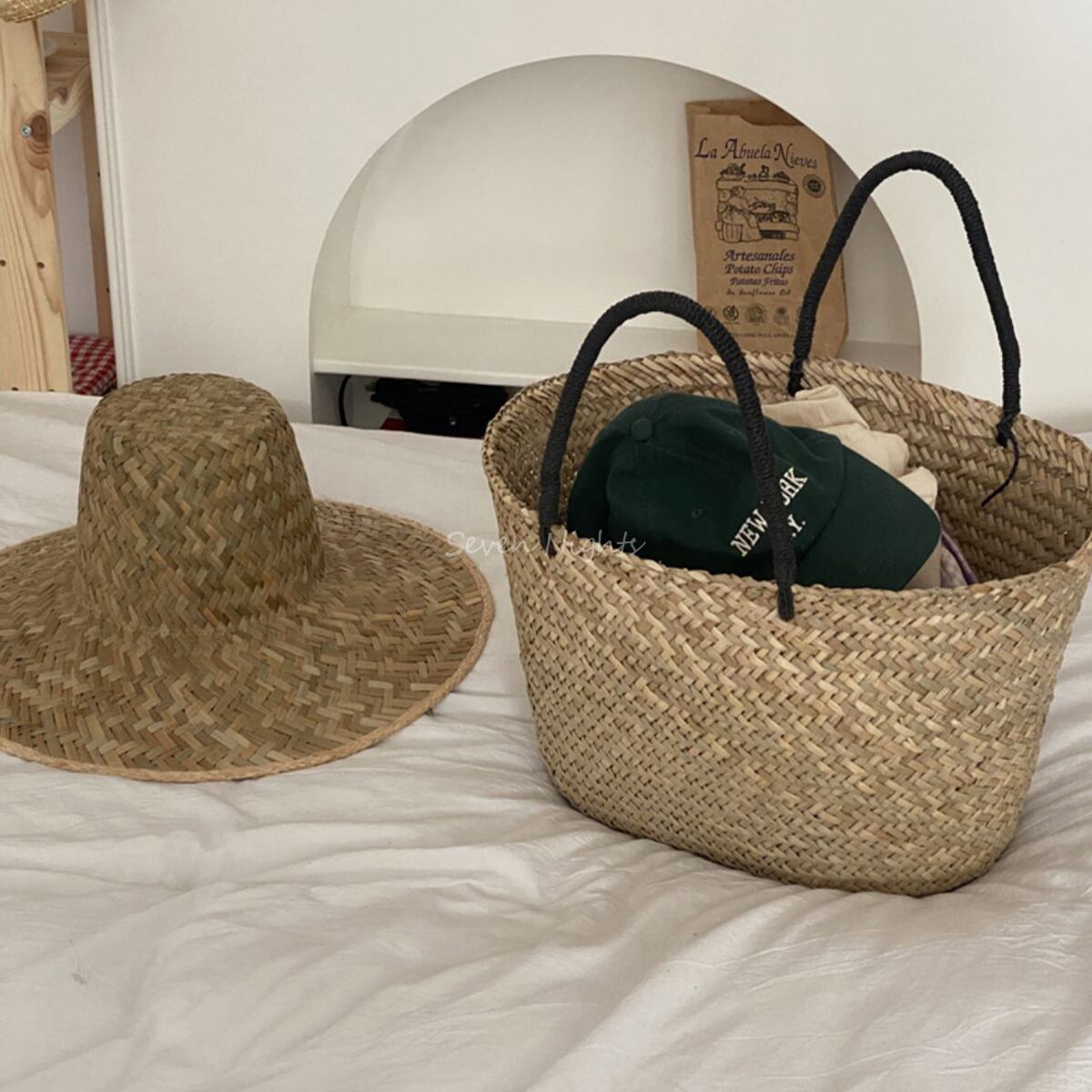 【BAG】韓国風編みバッグ