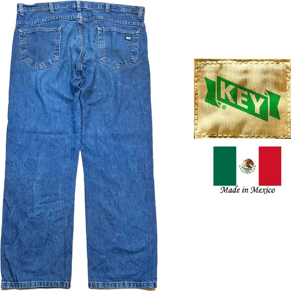 1点物◇メキシコ製KEYビッグサイズジーンズXXLデニム古着メンズ40