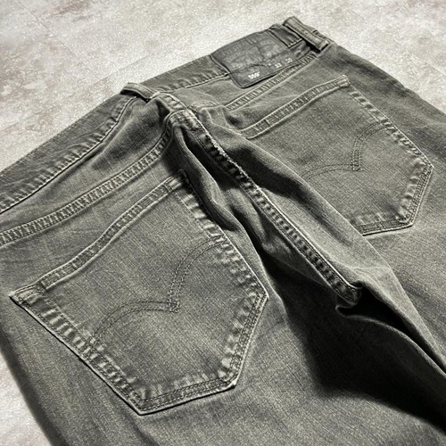 【W33 L30】 usa levi's 先染ブラック リーバイス 559 詳細写真13