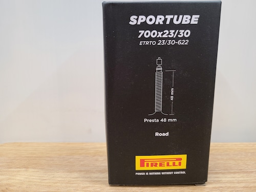 PIRELLI ( ピレリ ) チューブ SPORTUBE  ブラック 700X23/30-622 48mm