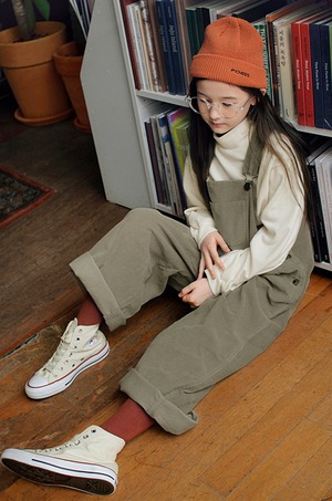 【即納】 pchees 　luna overall pants