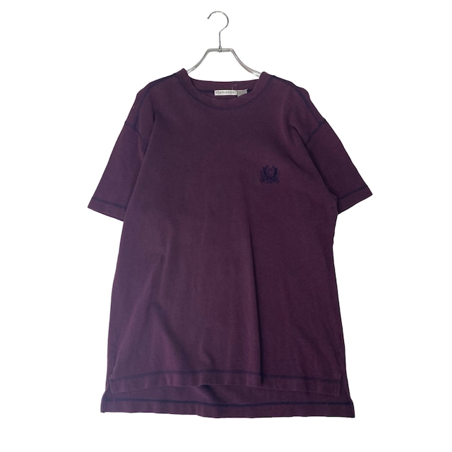 【90s】Claiborne   半袖Tシャツ　L   コットン100%   刺繍  Vintage
