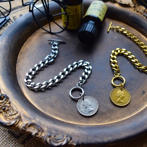 シックスペンスコインブレスレット（シルバー）