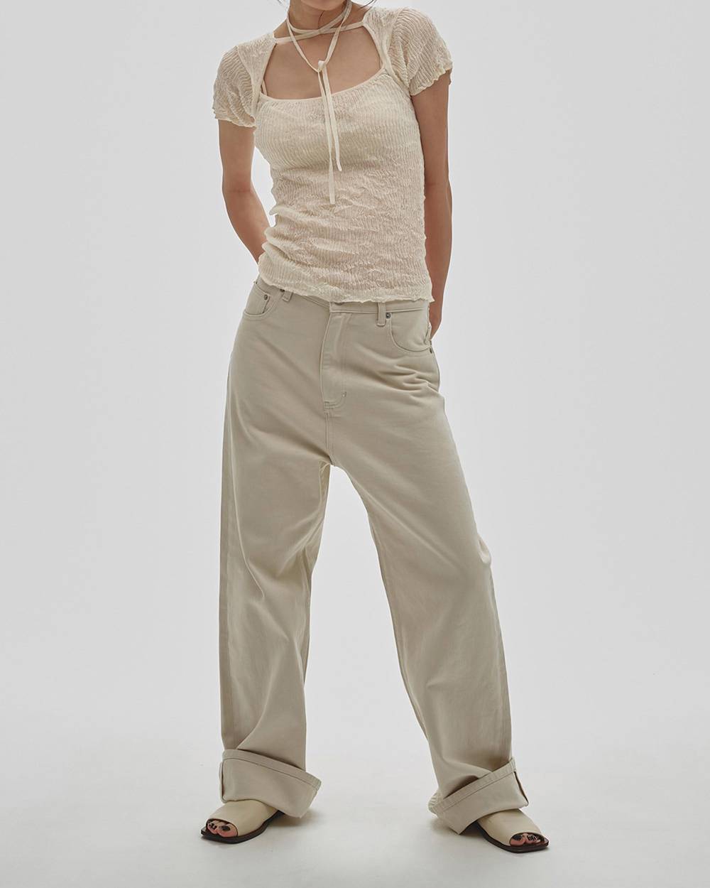 TODAYFUL 2way Sheer Knittops アイスブルー todayful 2way Sheer Knittops アイスブルー 新品｜Yahoo!フリマ（旧
