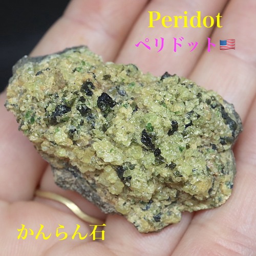 ペリドット Lava Bomb  原石 橄欖石（かんらんせき）26,2g PED013  鉱物　天然石 パワーストーン 原石