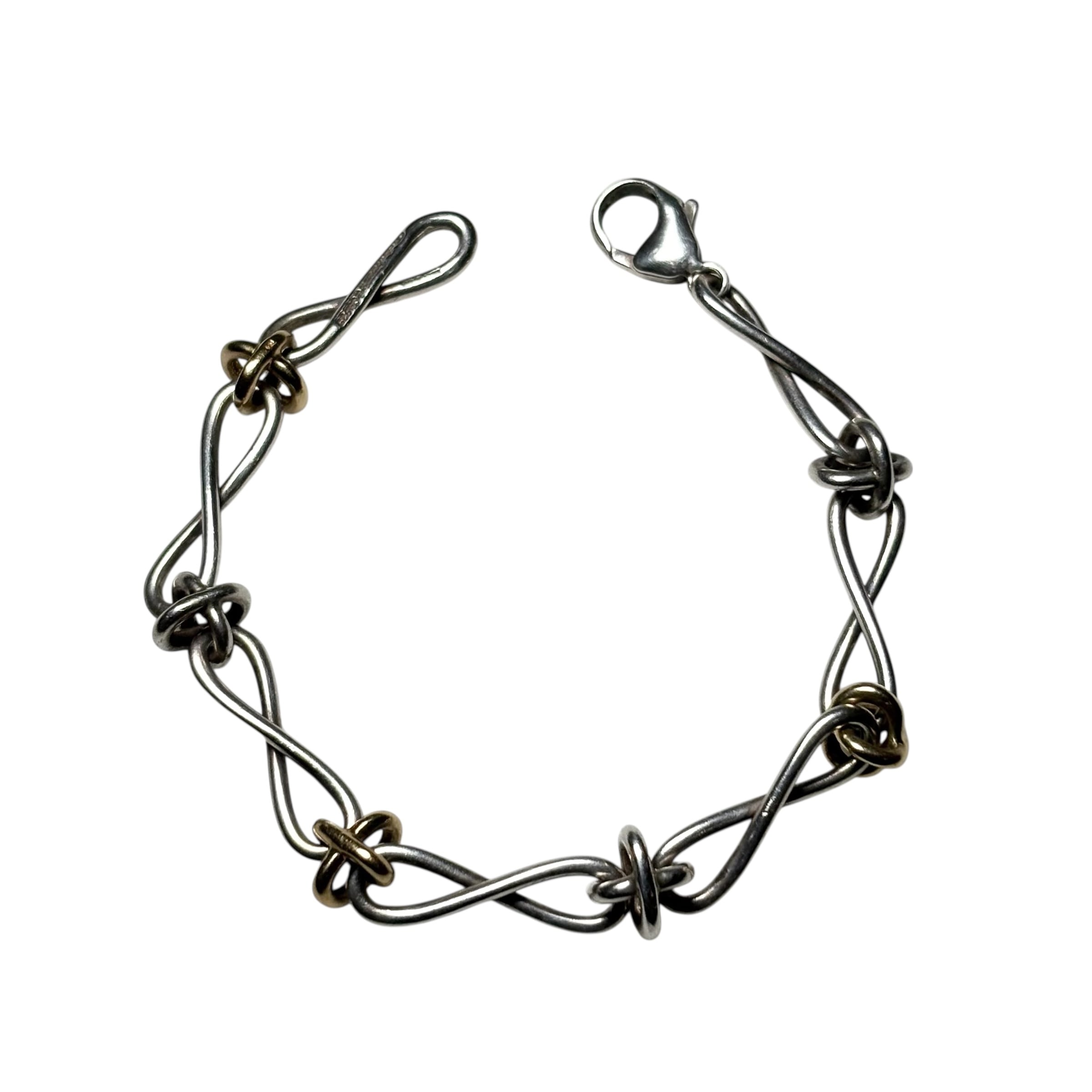BOTTEGA VENETA silver chunky chain ball bracelet | NOIR ONLINE