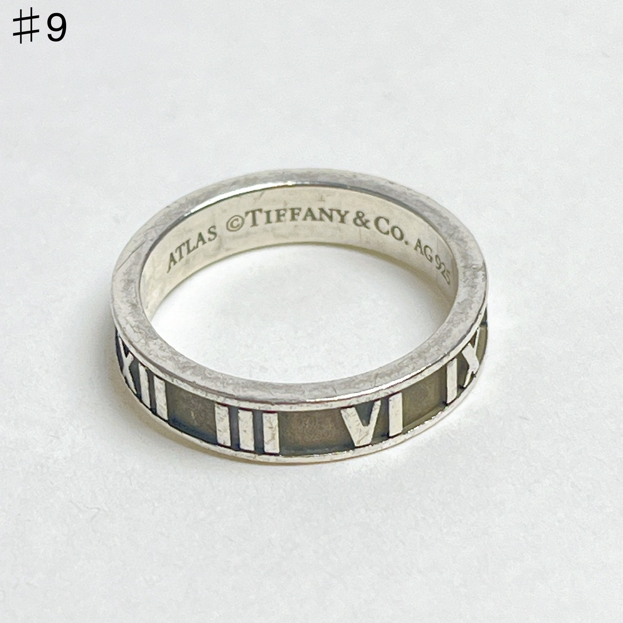 Tiffany ナロー ツイストリング 7号 古き