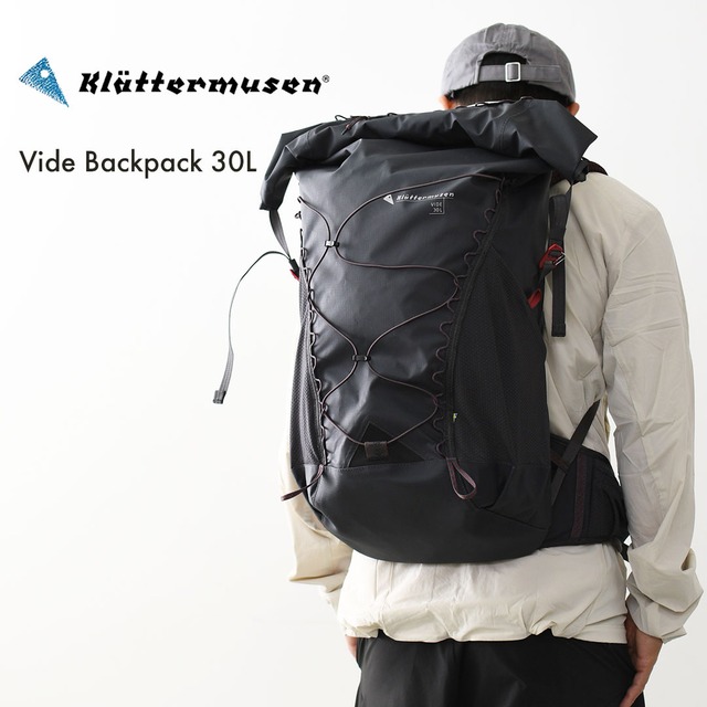 KLATTERMUSEN [クレッタルムーセン] Vide Backpack 30L [10587] ヴィーデ バックパック 30L・バックパック・ライトウェイトパック・トレッキング・ハイキング・アウトドア・MEN'S / LADY'S [2026SS]
