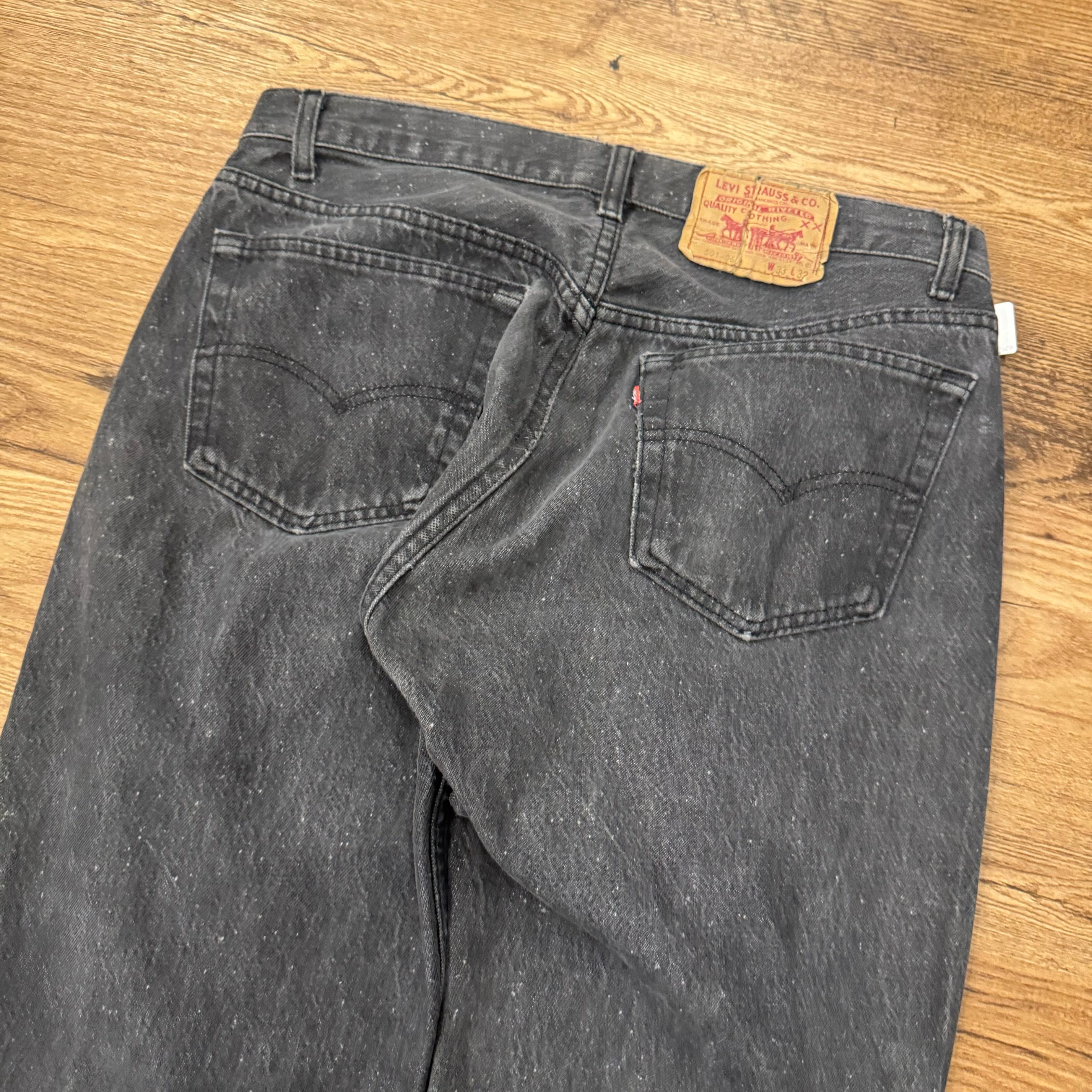 ギャラクティック】80's Levi's 501-0628 Black Denim “Galactic