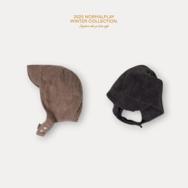 【取寄】normal play｜winter bonnet hat｜ウィンターボンネットハット｜S-M｜kids&jr｜25 winter