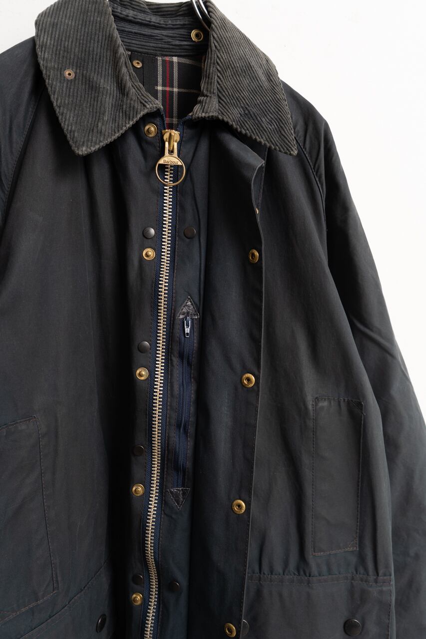 【美品】バブアー　ビューフォート　40 ネイビー No.052【BEAUFORT】'98 3warrant Barbour Navy 40 バブアー ビュー