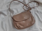 AMERICA 1990’s OLD COACH “Beige Leather” shoulder bag
