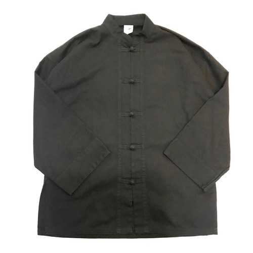 【USED】チャイナシャツ ジャケット ブラック
