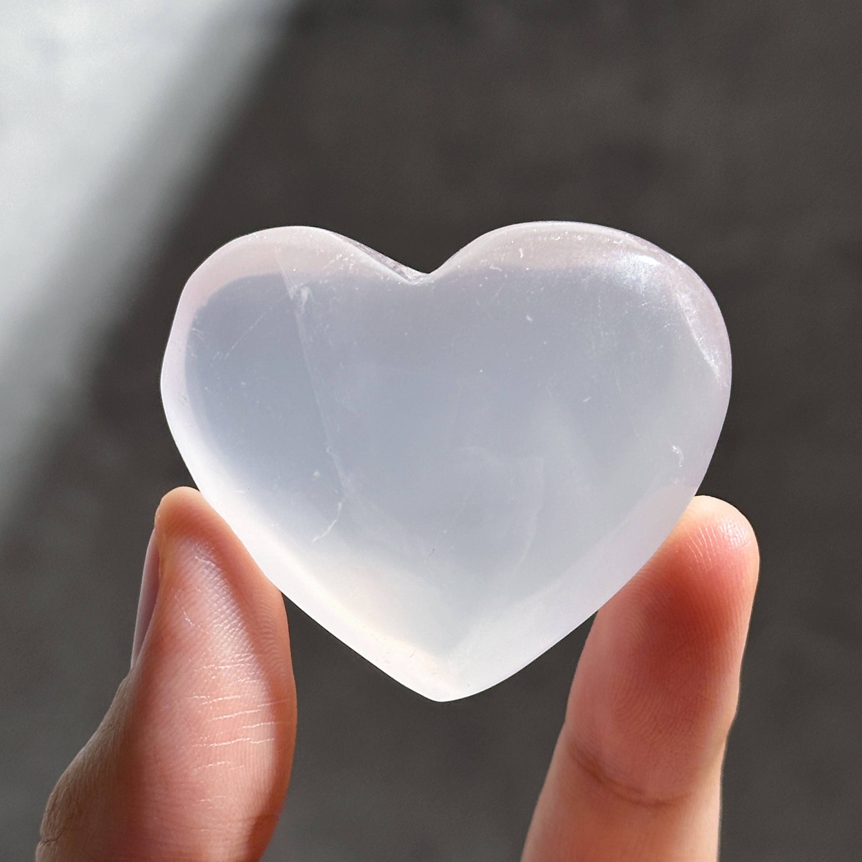モザンビーク産ローズクォーツ ハート型01◇ Rose Quartz ◇天然石・鉱物・パワーストーン