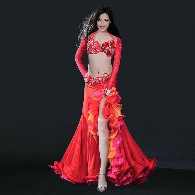 ベリーダンス衣装 HJ8053 ブラ変更