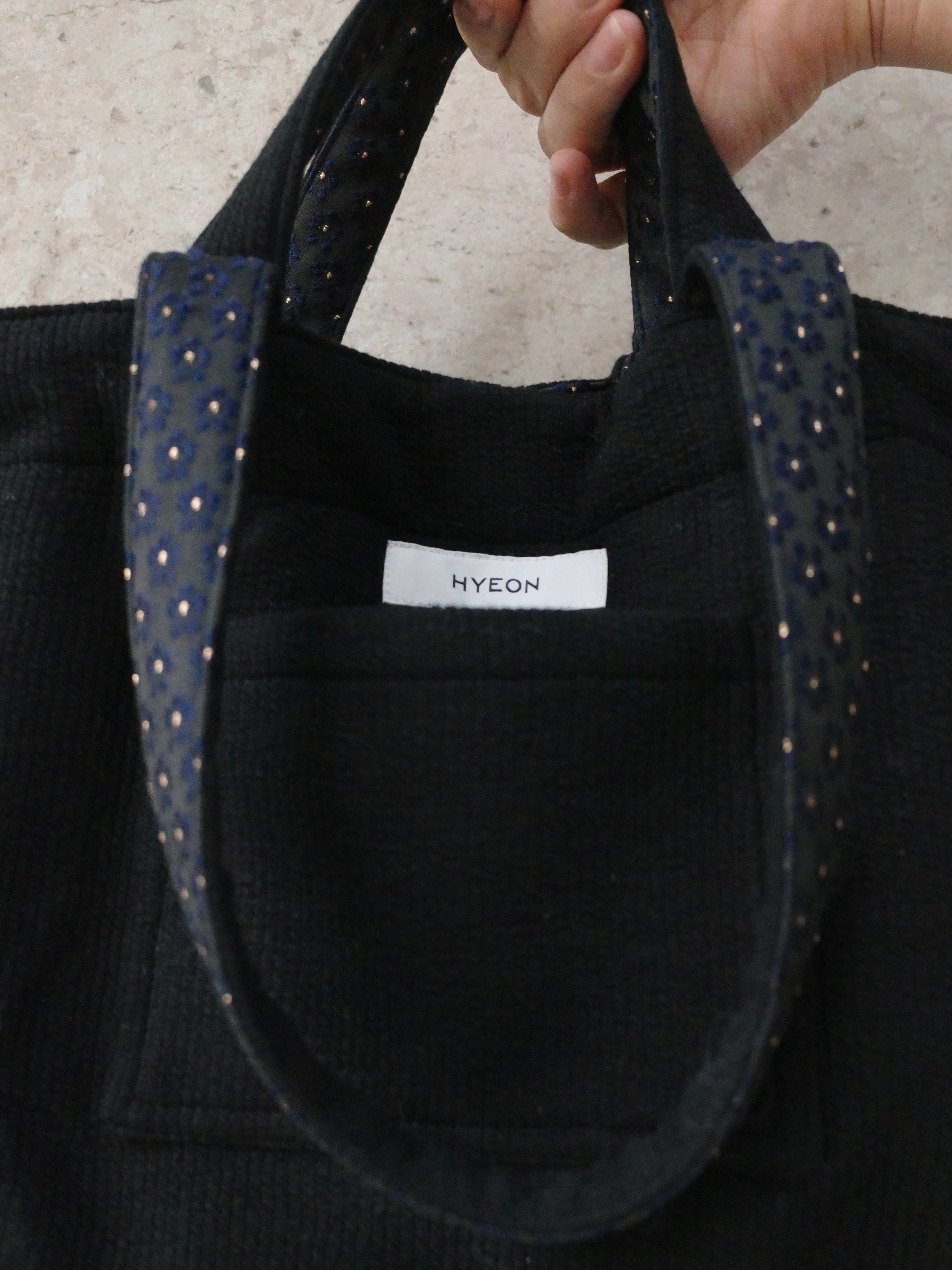 flower jacquard bag 