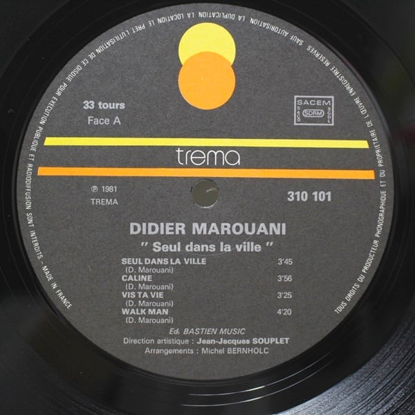Didier Marouani / Seul Dans La Ville [310101, 310 101] - 画像3